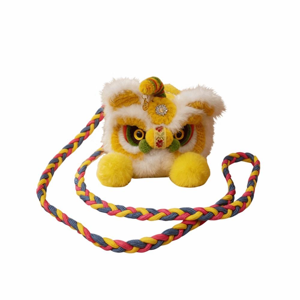 Chinese Style New Year Shoulder Bag Spring Festival Children's Lion Bag Streetwear