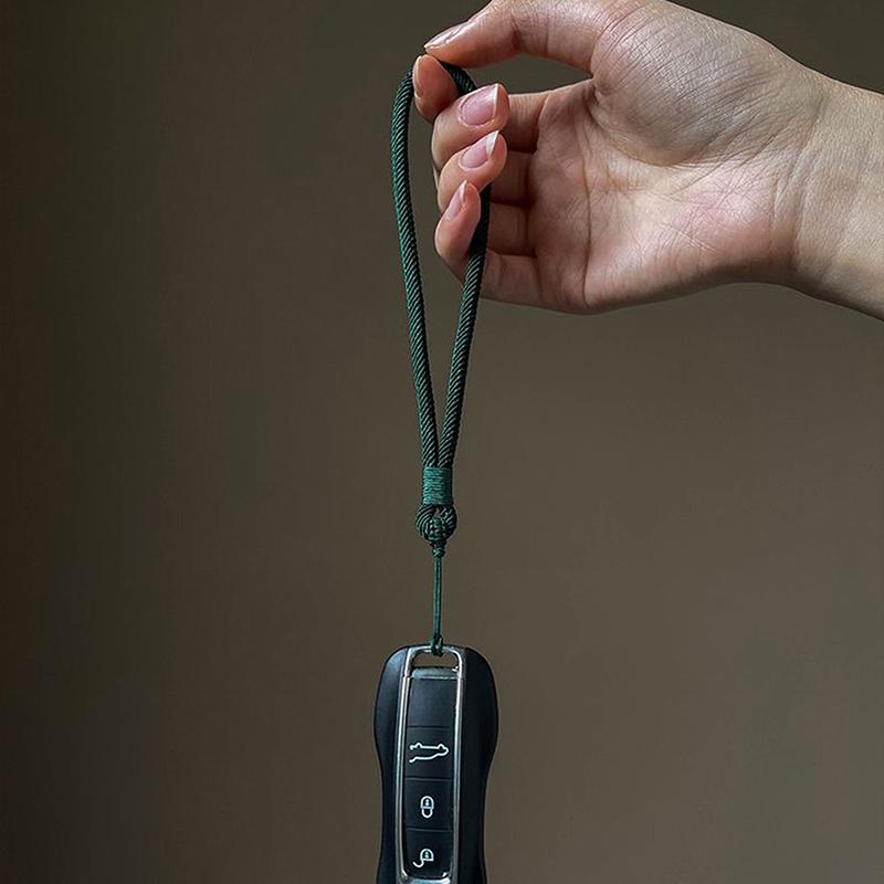 Mobile Phone Lanyard Short Wrist Rope Reinforced Color Matching Hand-Woven Pendant Female Male Accessories Anti-Loss Lanyard