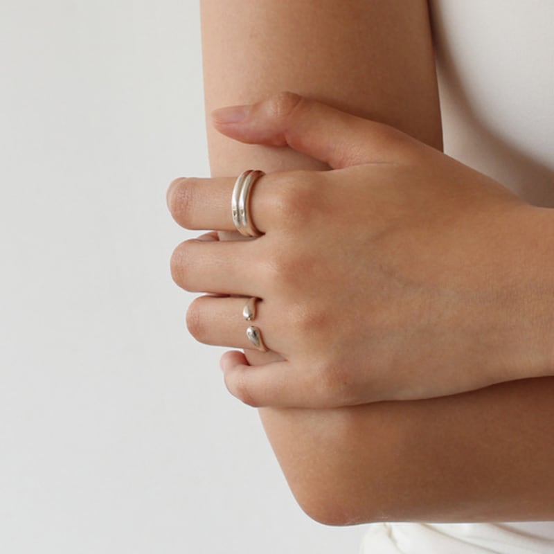 NORMALLEE [Silver 925] Mow open ring