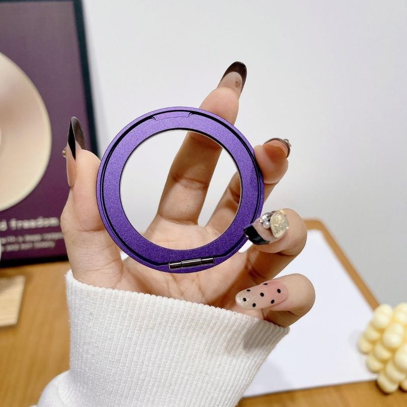 Ultra Thin Aluminum Alloy Adhesive Rotating Ring Portable Desktop Phone Holder