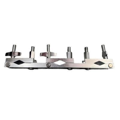 Verstellbare Kuhglocken-Befestigungsklammer Schlagzeug-Halter-Klammer Becken-Galgenarm-Befestigungswinkel Perkussionsinstrument-Teile