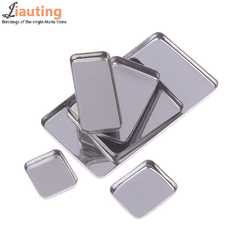 Hot Sale 5/10pcs Empty Eyeshadow Tin Pans Makeup Palettes Empty Square Palette Iron Cases Pans For Powder