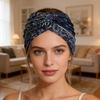 1/3Pcs Crossover Yoga Headband Boho Style Wide Tie-Dye Leopard Paisley Print Hairband Women Non-Slip Elastic Headband