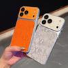 Big Window Matte Phone Case For iPhone 17 Air 13 14 15 16 Pro Max Crocodile Leather Shockproof Len Camera Protector Cover
