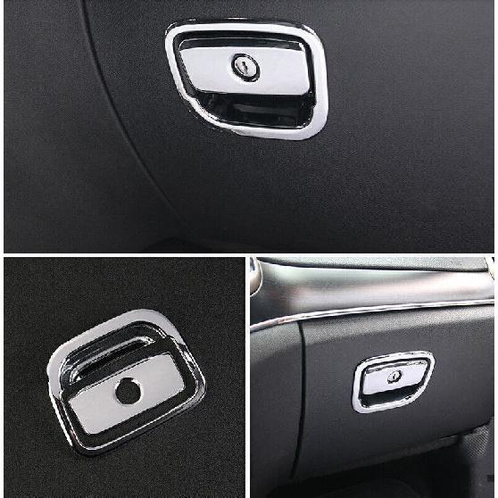 For Jeep Grand Cherokee 11-2021 Chrome Co-Pilot Storage Box Handle Cover Trim