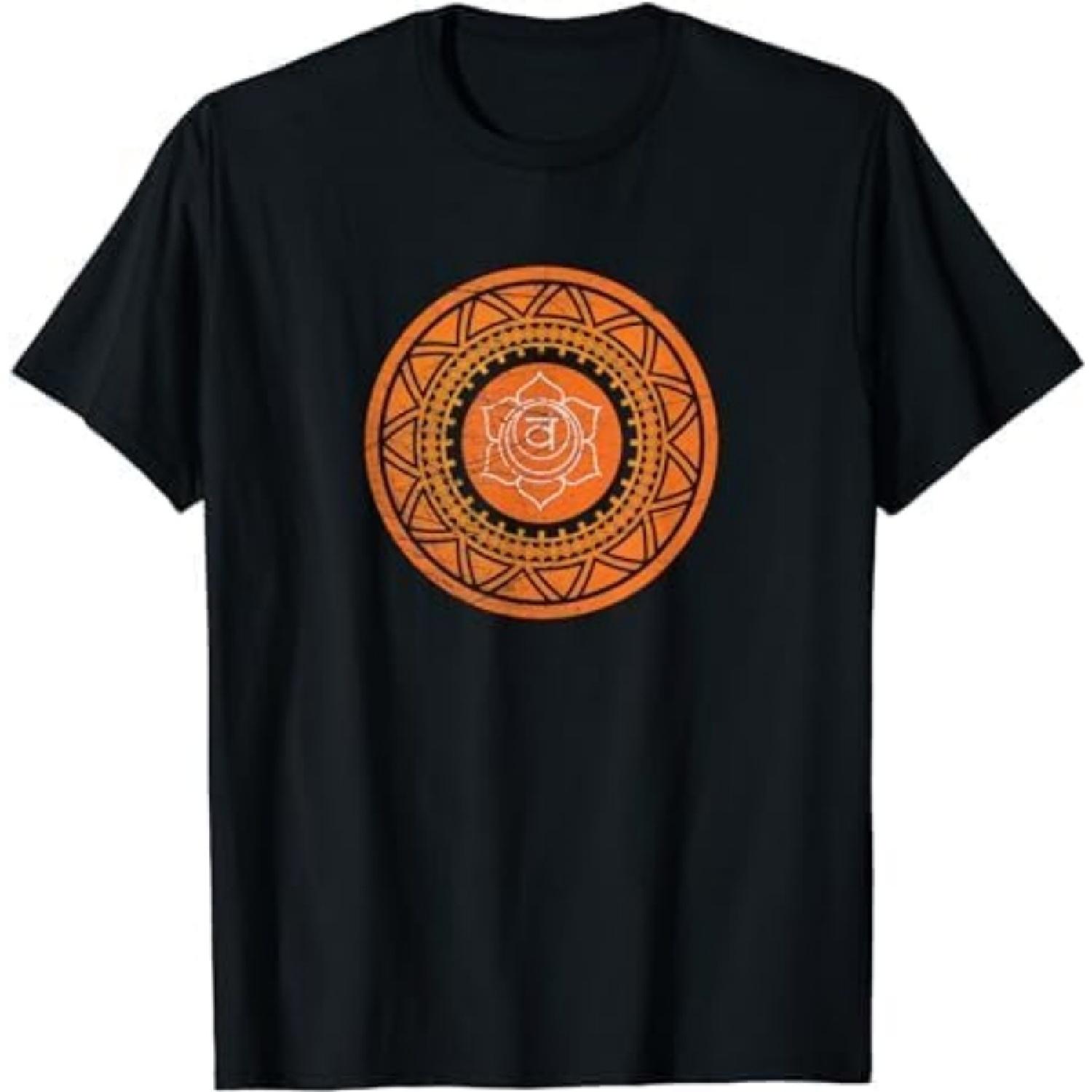 

Sacred Geometry Sacral Chakra Svadhishthana Mantra DMT Yoga T-Shirt MAILINH Mens Womens Tank Top Sweatshirt Hoodie Black XXXXXL різнокольоровий