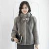 New imitation mink velvet fur coat women's short coat fashion temperament stand-up collar autumn and winter mother