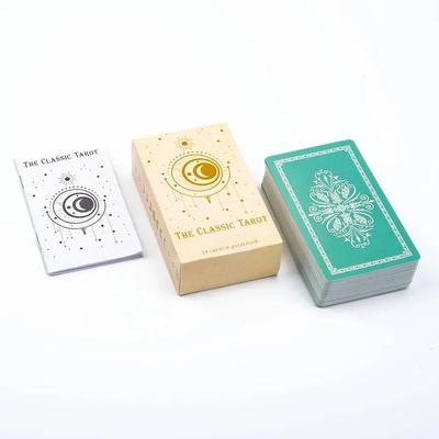 Il Mazzo Classico di Carte dei Tarocchi 78 Carte Per Facili Principianti Predizione del Futuro Festa Gioco da Tavolo, Strumenti per Giochi di Festa