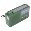 Solar Hand Crank Flashlight Radio 1LED Multifunctional Portable Emergency Radio Flashlight