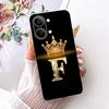 For Xiaomi Redmi Turbo 5 Max Case Crown Letter Pattern TPU Shockproof Cover for Redmi Turbo5 5Max Soft Silicone Phone Housing