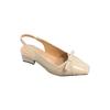 French Square Head Bow Thick Heel Bag Head Sandals Women's Outer Wear Summer 2025 New Light Mouth Empty Single Shoes
