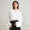 Waiwaiaiem Yy_Big Cuff One-Line Collar Shirt