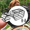 Rear Bike Basket Elegant Biking Rack Basket Bicycle Basket Bicycle Cargo Rack for Daily Commutes Mountain Bikes Hiking Shopping