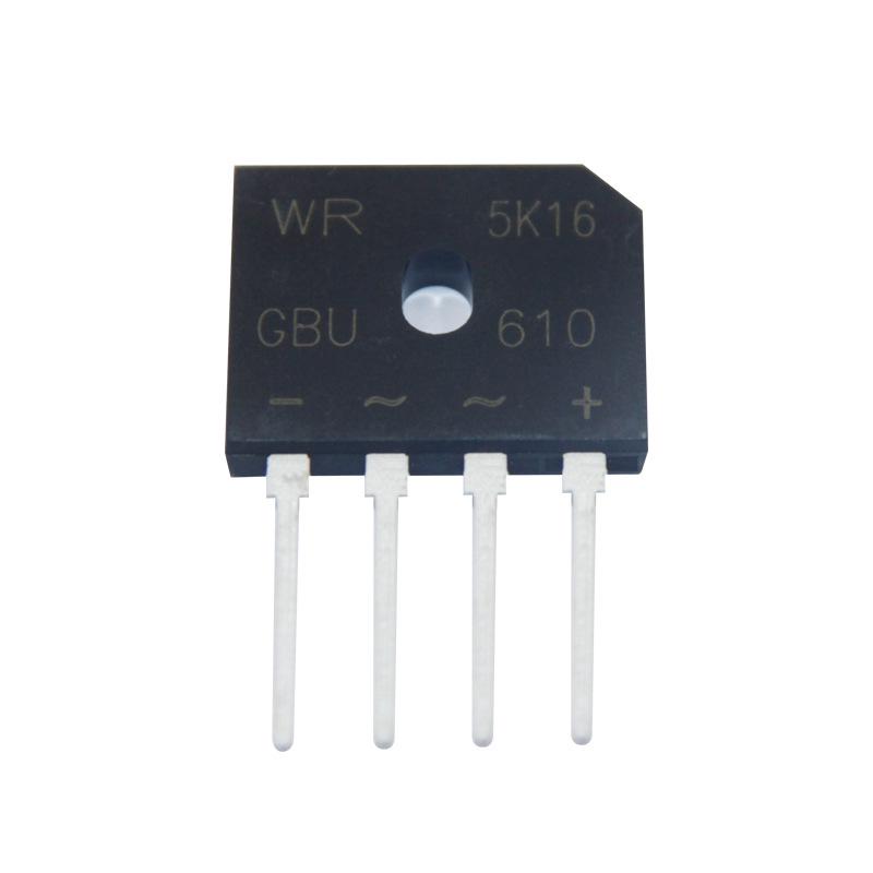 WRGBU610 GBU World 6A 1000V Bridge Rectifier, Original Stock