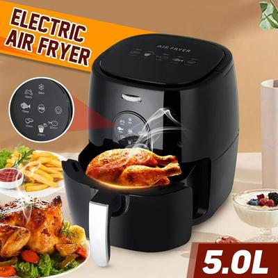 1350W 5L Multifunction Air Fryer Touch Control Chicken Oil Free Air Fryer Health Fryer Cooker Electric Deep Airfryer