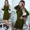 Winter Autumn And Fashion New Knit Sweater Dress Strap Dress Womens Clothing
