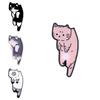 Cat Unique Siamese Themed Alloy Brooch Pin Fun Decorative Accessory For Clothing Bags And