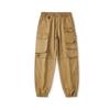 Retro Trendy Brand Spring and Autumn Thin Men's Casual Elastic Waist Tooling Trousers