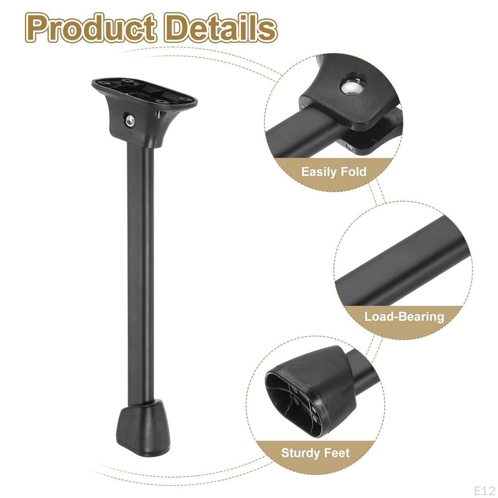 4 Pieces Folding Table Legs Bed Laptop Desk Feet Furniture Accessories DIY