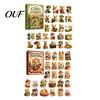 Corgi Gardening Ornament Cute Puppies Advent Calendar, 24 Days Christmas Countdown Calendar with 2D Tree Pendant Flat Acrylic Dog Pendants for Hanging