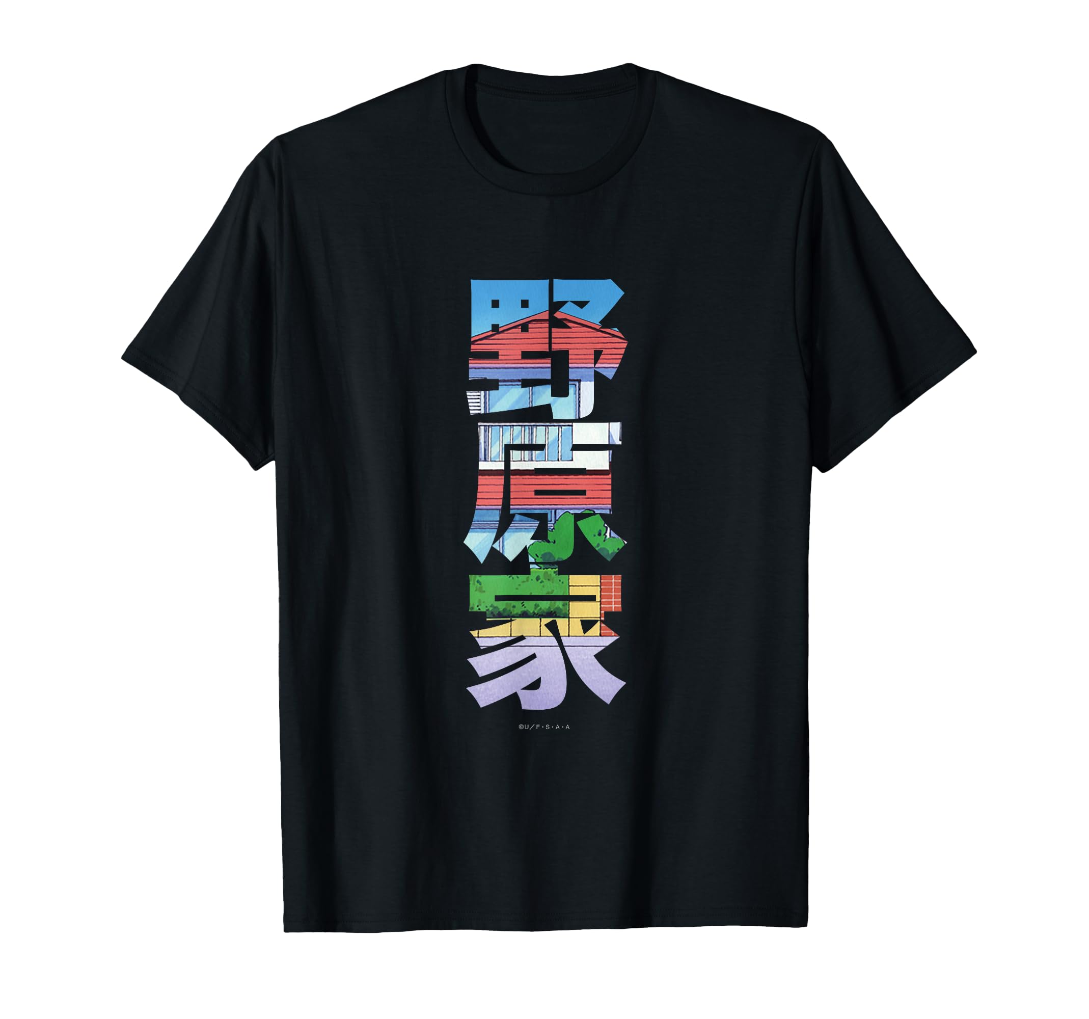 

Футболка Crayon Nohara Family Shin-chan чёрный