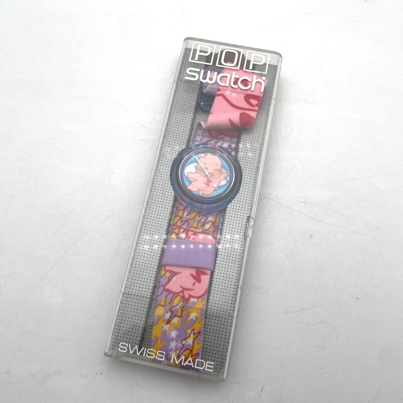 Used [Unused item] swatch Swatch POP model  Super Baby  Made in Switzerland Vintage Collection