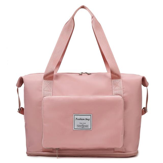 Large Capacity Folding Travel Bags Waterproof Luggage Tote Handbag Travel Duffle Bag Gym Yoga Storage Shoulder Bag For Women Men