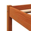 Vidaxl Bed Frame Without Mattress, Waxed Brown, 75X190 Cm, Pine
