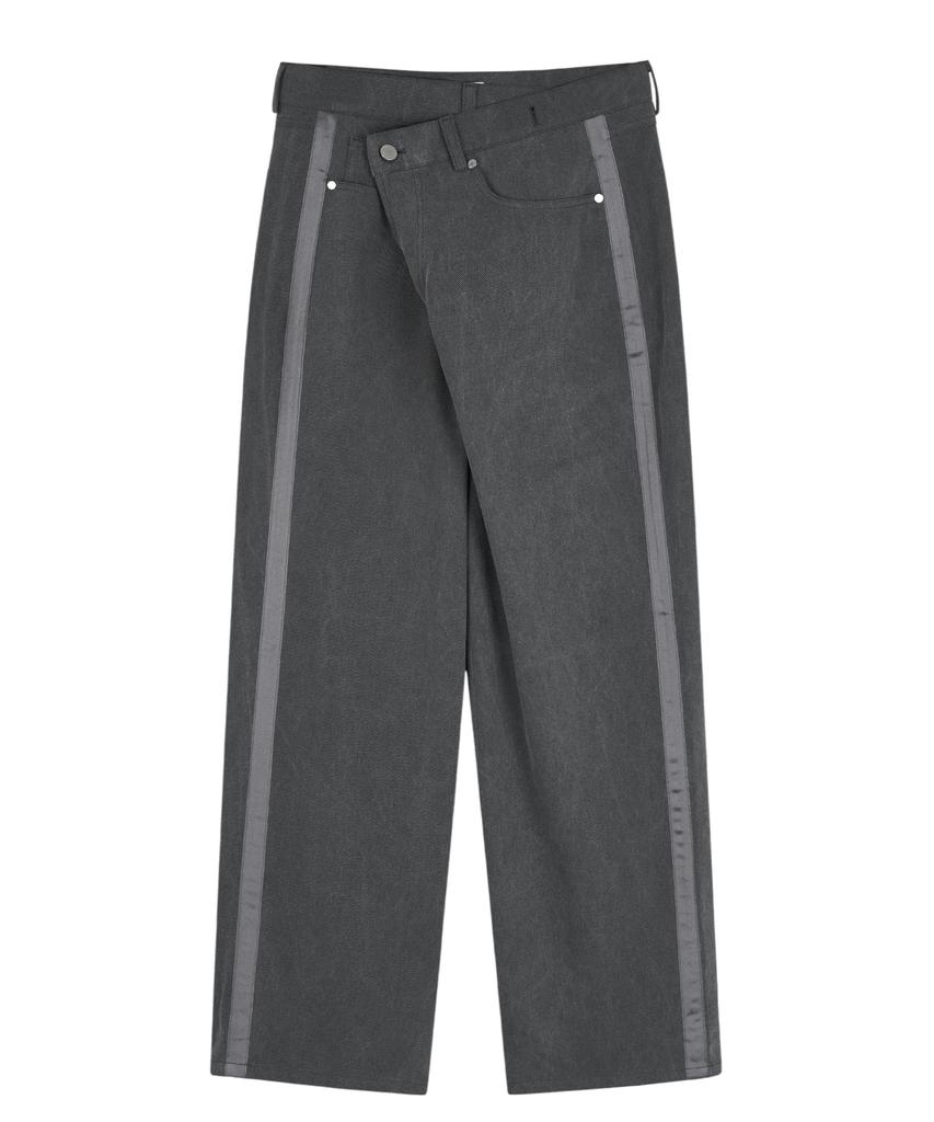 SEEN Twisted Cotton Pants (Grey)