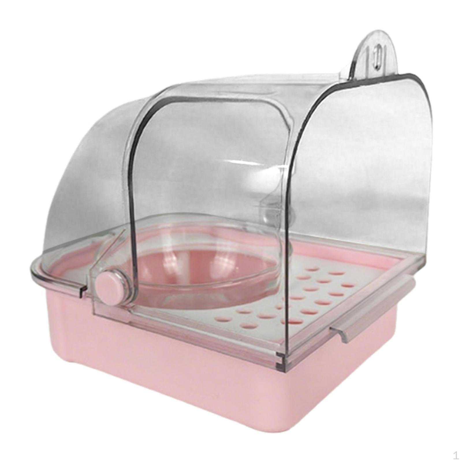 

Поилка и кормушка для птиц, аксессуары для волнистых попугайчиков и попугаев розовый