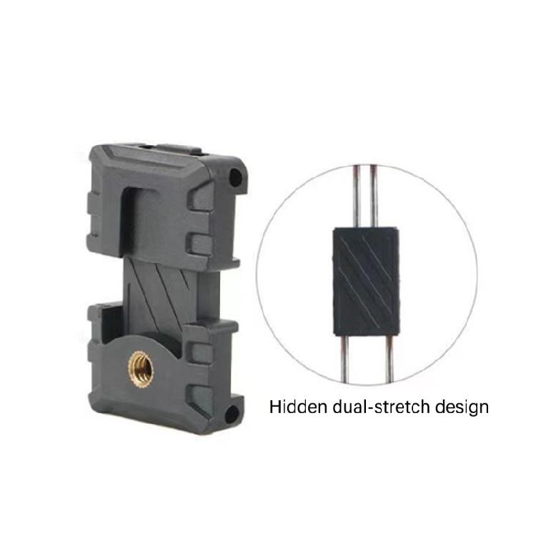 Portable E Shape Universal Tripod Bracket Stand ABS Construction Foldable Design For Outdoor Shoot DSLR Smartphone Mount