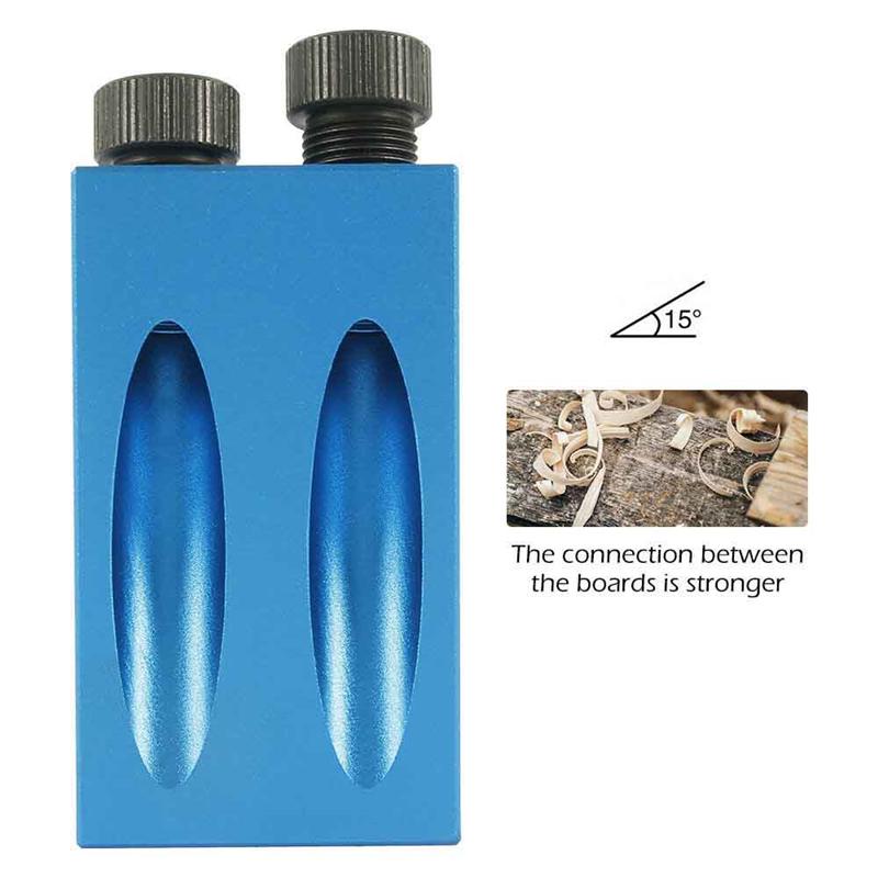 15 Buc Localizator Găuri Oblique pentru Prelucrarea Lemnului Burghie Kit Jig Găuri Buzunar Unghi 15 Grade Set Ghid de Găurire Găuri Instrumente DIY pentru Tâmplărie