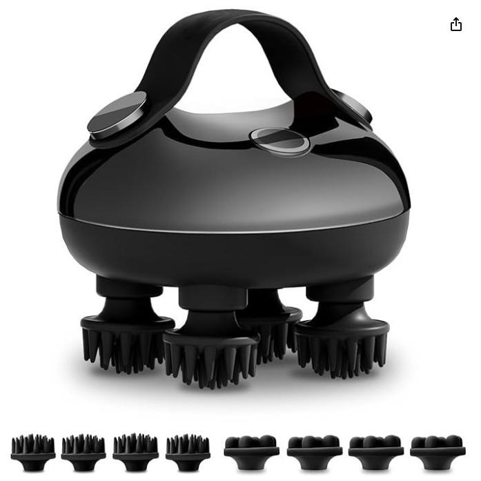 IPX7 Electric Head & Pet Massager: Facial Deep Cleanser & Scalp Relaxer