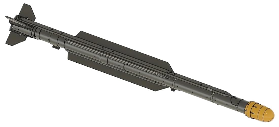 

Детали корпуса управляемой ракеты Kopecky Scale Models Type 04, 2 шт. Пластиковые детали модели KOM48028 1/48 AAM-5 «воздух-воздух» с датчиком (Самолет)