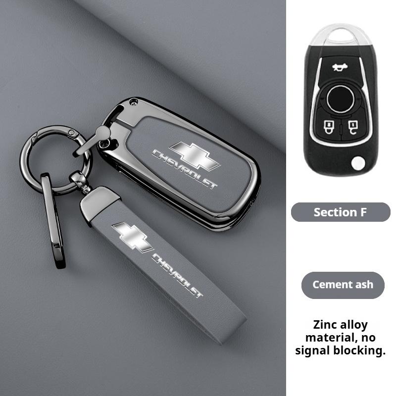Car Key Case Cover Protective Shell for Chevrolet Chevy Malibu Camaro Cruze Traverse Spark Equinox Sonic Volt Leather Keychain