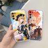 RA14 Genshin Impact Transparent Phone Case for Samsung Galaxy A04 A04S A14 A23 A34 A54 M23 M33 M52 M53