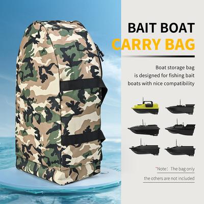 Bait Boat Carry Bag Water Fishing Tackle Bag Double Zipper Portable Carry Bag with Handle for Outdoor Fishing Tool