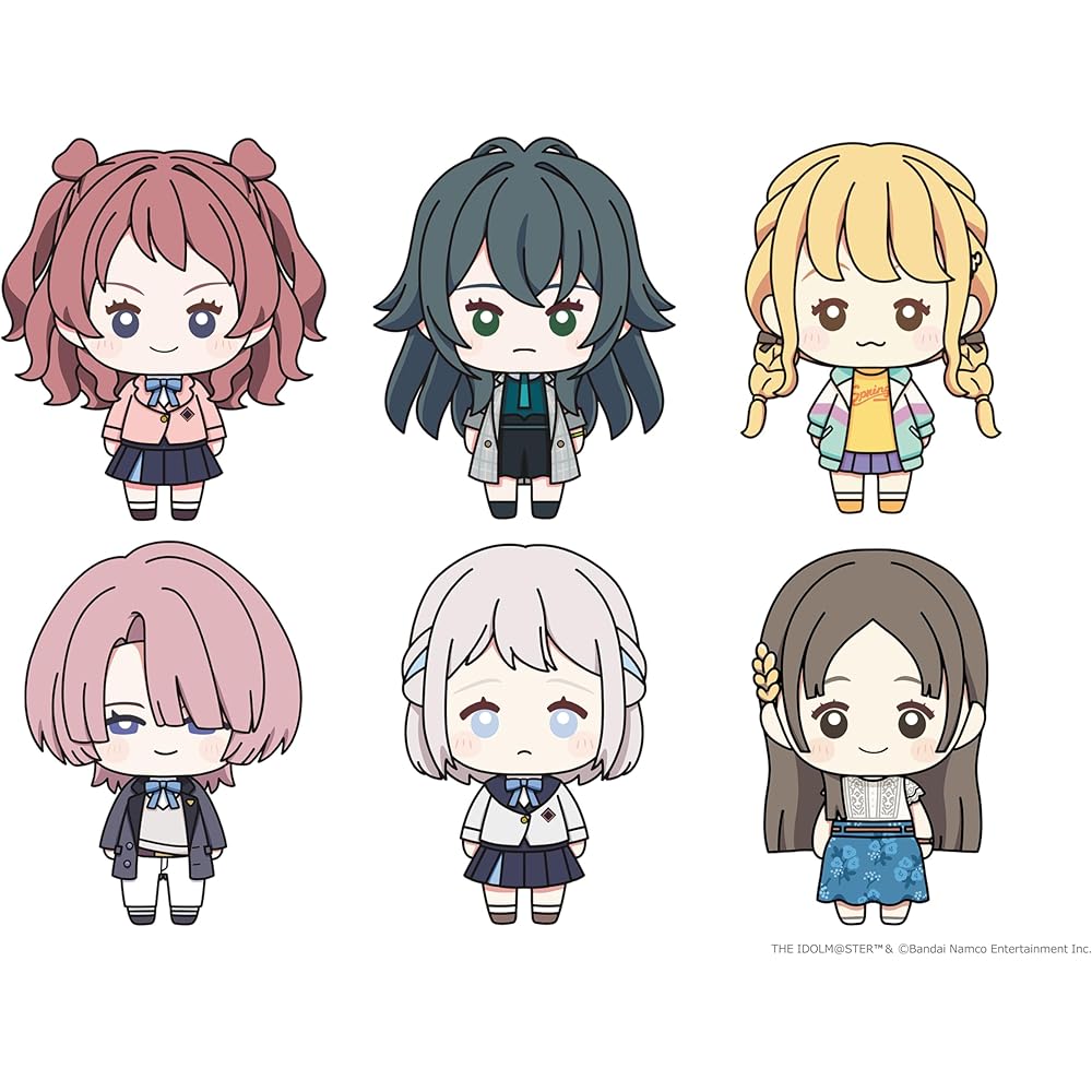 PROOF Nyokinto Gakuen Idolmaster Mascot Figure Vol.1 (6 Types) 6-Piece Box