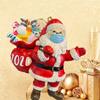 Charming Christmas Tree Ornaments Featuring Santa Claus Wearing A Mask For Holiday Cheer