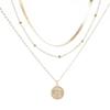 Three-Layer Round Necklace for Women Simple Snake Chain Charm Ball Chain Party Gift Women's ExquisiteJewelry