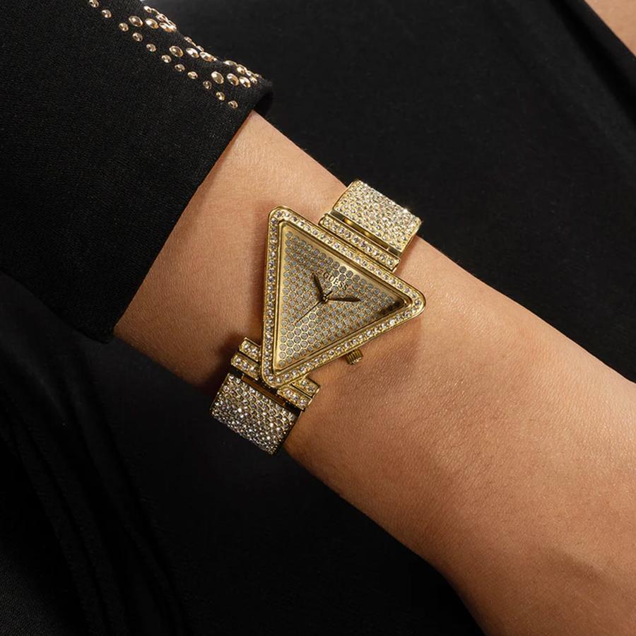 Guess Gold Stainless Steel Strap Women's Quartz Watch - GW0644L2