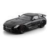 1/24 BENZ SLS Alloy Sports Car Model Diecast Metal Track Racing Car Vehicles Model High Simulation Sound and Light Childrens Toy Gift