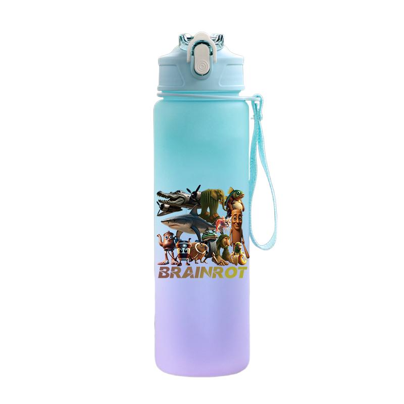 Tuang Tuang Tuang Printed 750Ml Water Bottle Anime Cartoon Large Capacity Drinking Cup Portable Outdoor Sports Water Cup Children Gift