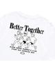 BLANKBRICK Better Together Short Sleeve T-Shirt (White)