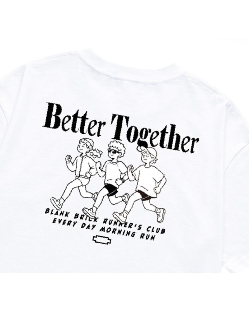 BLANKBRICK Better Together Short Sleeve T-Shirt (White)
