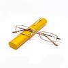 Portable Reading Glasses Reader Spectacles Small Metal Frame Lightweight HD Eyeglass With Case Men Women DIY Work Eyewear +1.0 1.5 2.0 2.5 3.0 3.5 4.0