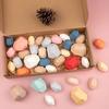 5/10Pcs Wooden Stacking Stones, Montessori Inspired Sensory Blocks, Perfect Gift For Kids Learning And Building