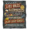 JQ Licensing James Piazza Lake Rules Silky Supersoft Blanket