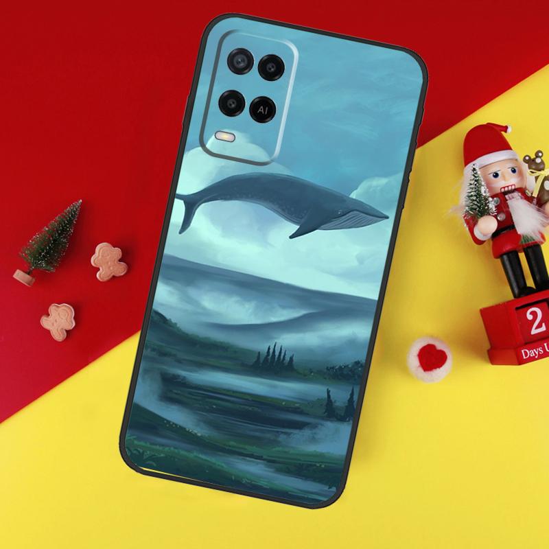 Flying Whale Magical Case For Oppo A78 A98 A18 A38 A58 A5 A6 Pro A54 A74 A94 A17 A57 A80 A60 A40 A96 A76 A16 A15
