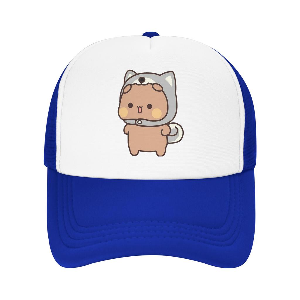 Bear and Panda Mesh Baseball Cap Adult Sport Sun Hats Bubu and Dudu Balloon  Hat Breathable Sun Caps Wholesale New Trucker Cap